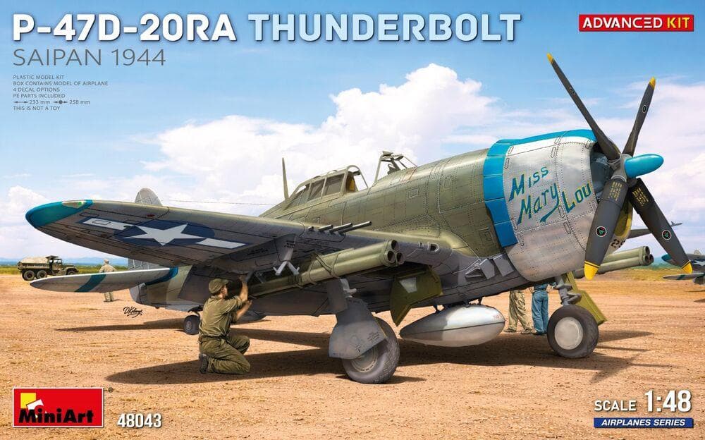 P-47d-20ra Thunderbolt - Saipan 1944 - Advanced Kit