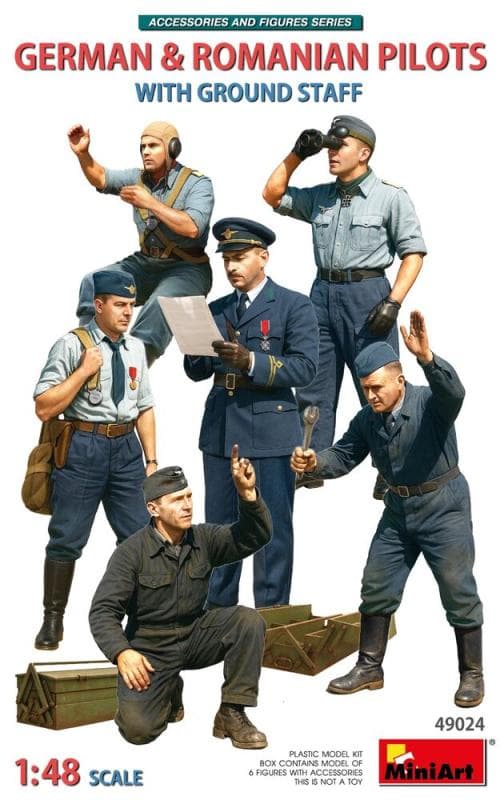 German & Romanian Pilots W/Ground Staff