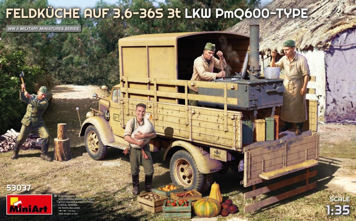 Dt. Feldküche 3,6-36s 3t Lkw Pmq600