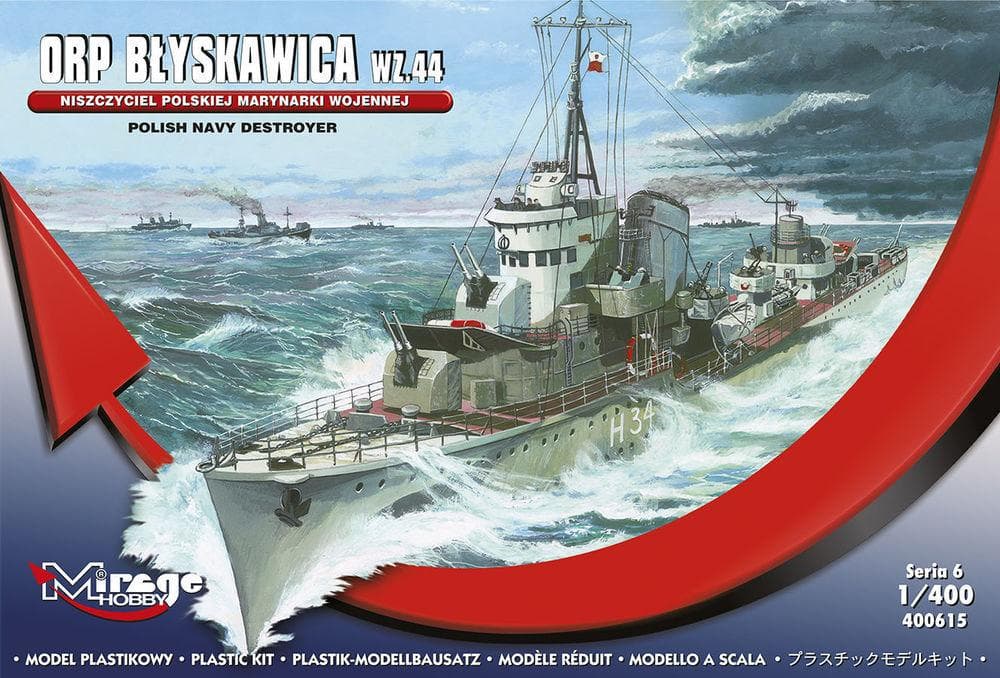 Polish Navy Destroyer Orp Blyskawica Wz.44