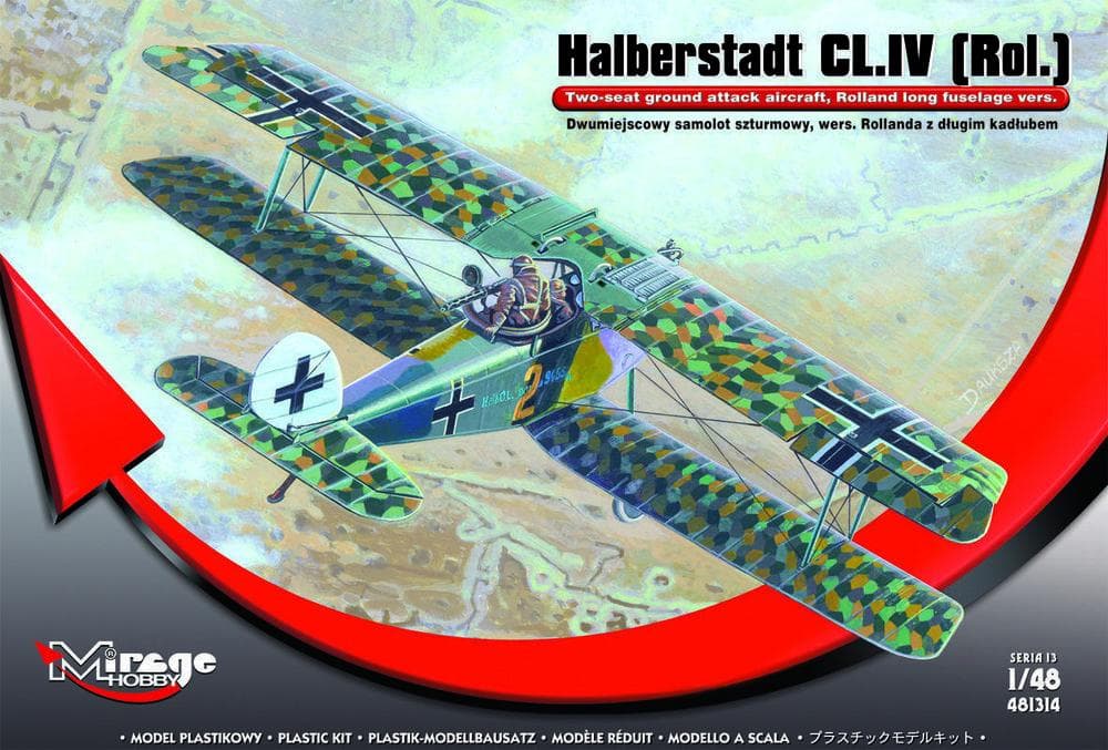 Halberstadt Cl.Iv(Rol)Twi-Seat Ground Su