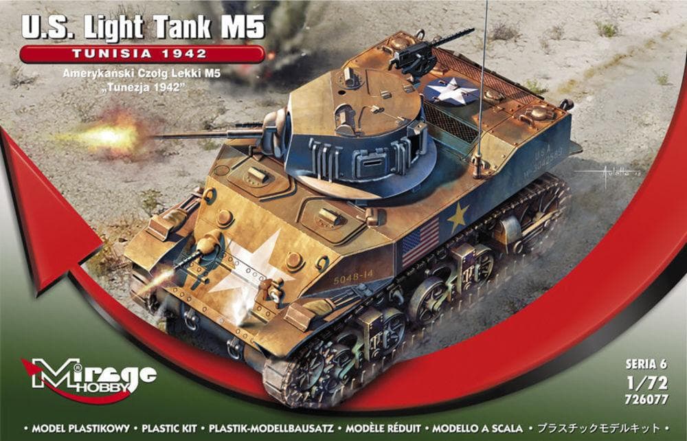 U.S. Light Tank M5 Tunisia 1942