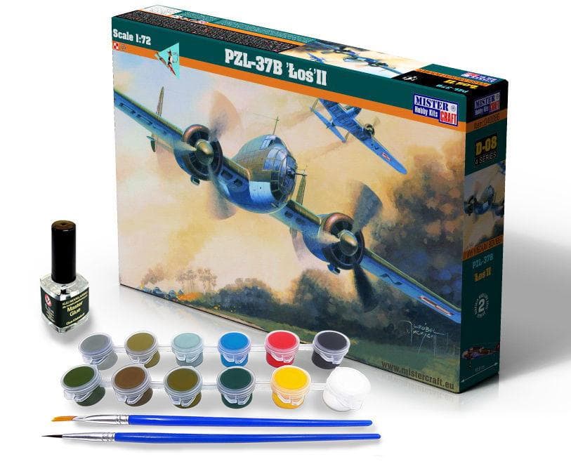 Pzl P-37b Los Ii - Model Set