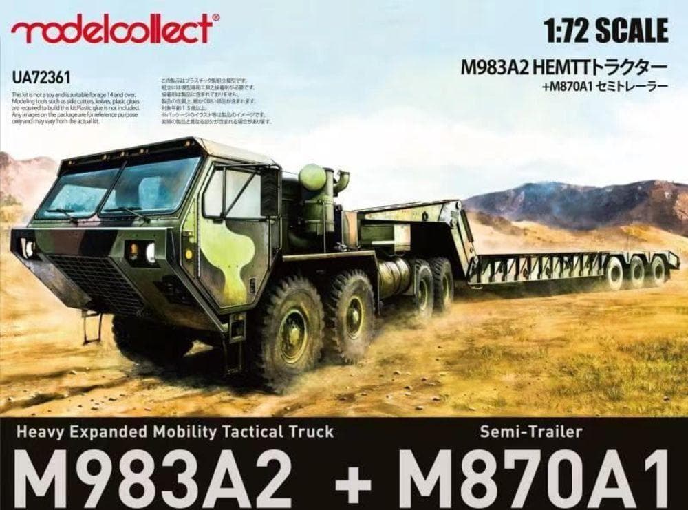 Usa M983a2 Hemtt Tractor & M870a1 Semi-Trailer