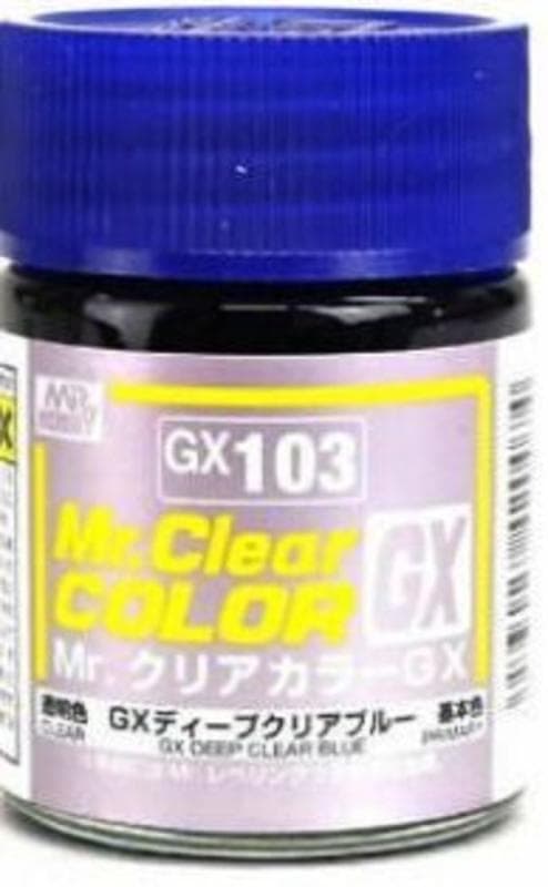 Mr. Clear Color Gx (18 Ml) Deep Clear Blue
