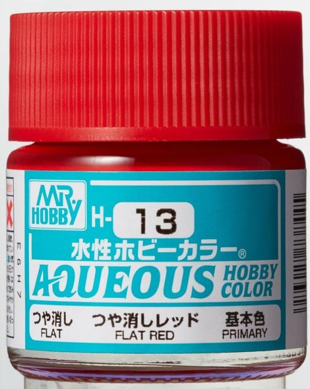 Aqueous Hobby Colors (10 Ml) Flat Red