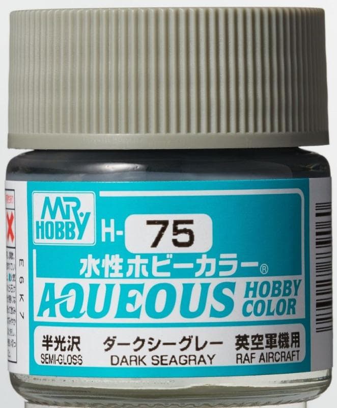 Aqueous Hobby Colors (10 Ml) Dark Seagray