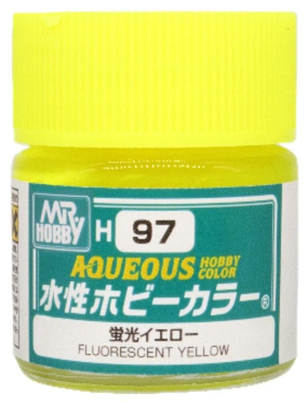 Aqueous Hobby Colors (10 Ml) Fluorescent Yellow