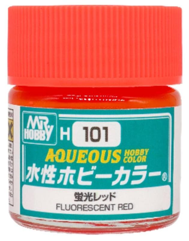 Aqueous Hobby Colors (10 Ml) Fluorescent Red