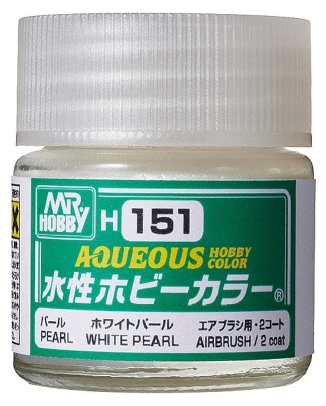 Aqueous Hobby Colors (10 Ml) White Pearl