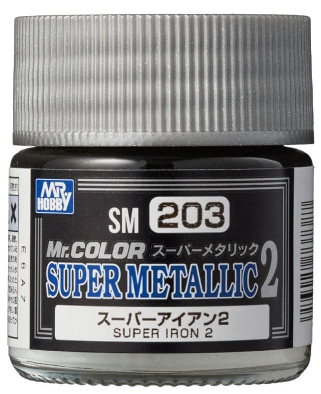 Mr. Color Super Metallic Colors Ii (10 Ml) Super Iron Ii