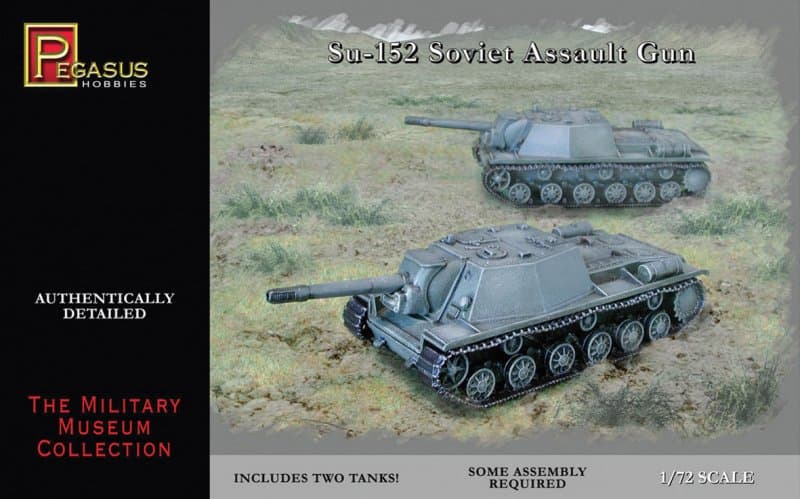 Su-152 Soviet Assault Gun (2 Per Box)