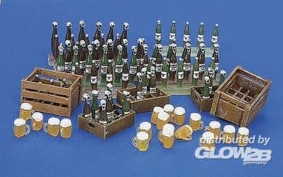 Bierkisten, -Flaschen Und -Gläser