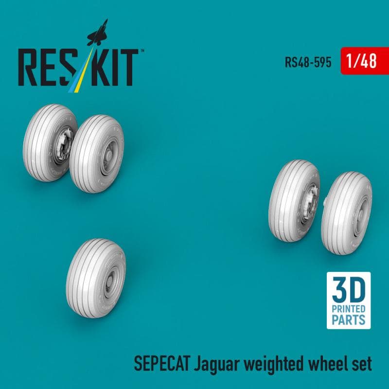 Sepecat Jaguar - Weighted Wheel Set (3d Printed)