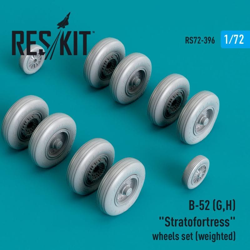 B-52 (G,H) Stratofortress - Wheels Set (Weighted) (Resin & 3d Printed)