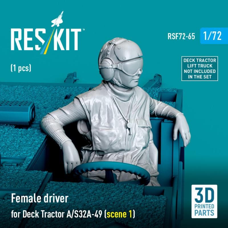 Female Driver For Deck Tractor A/S32a-49 (Scene 1) (1 Pcs) (3d Printed)
