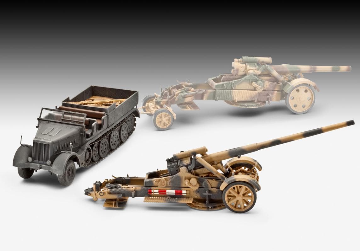 Sd.Kfz.9 Famo 21cm Mörser 18/17cm Kanone