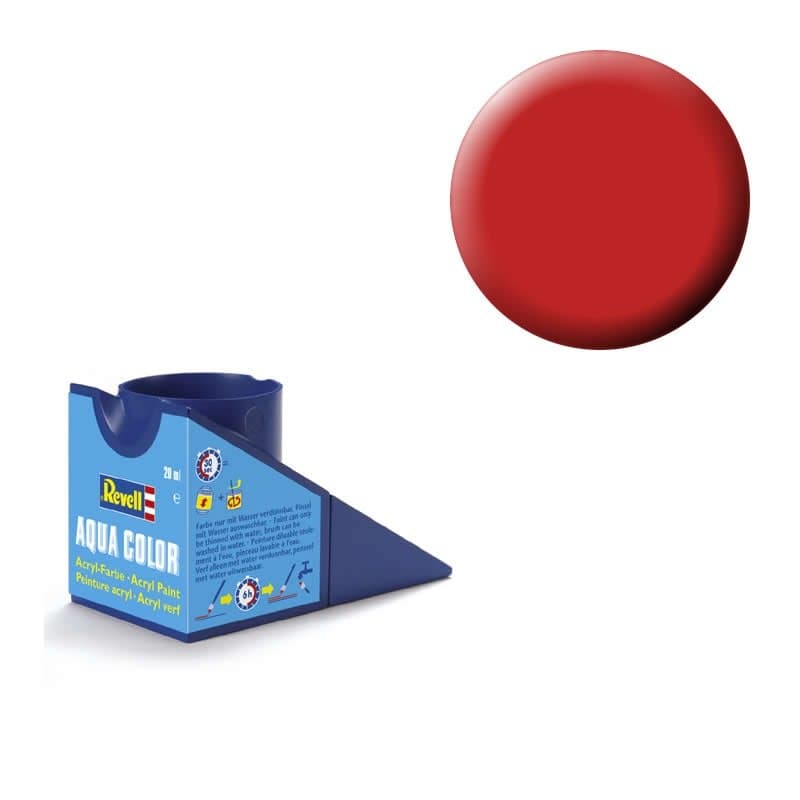 Feuerrot (Seidenmatt) - Aqua Color - 18ml