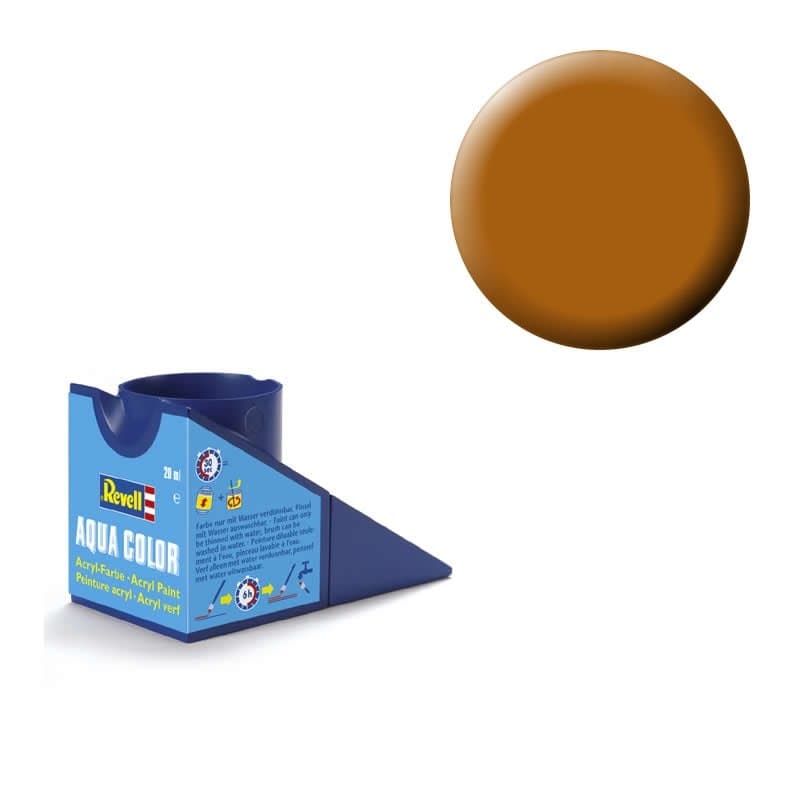 Holzbraun (Seidenmatt) - Aqua Color - 18ml