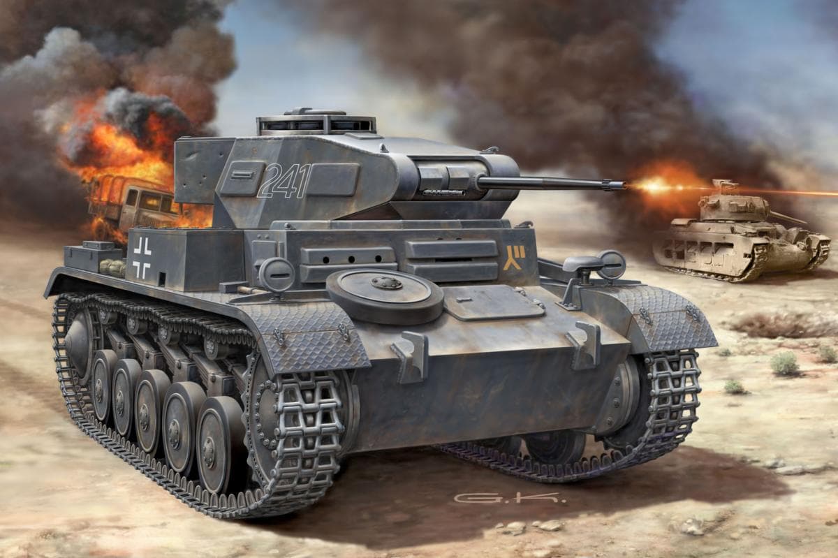 Model Set - Pzkpfw Ii Ausf. F