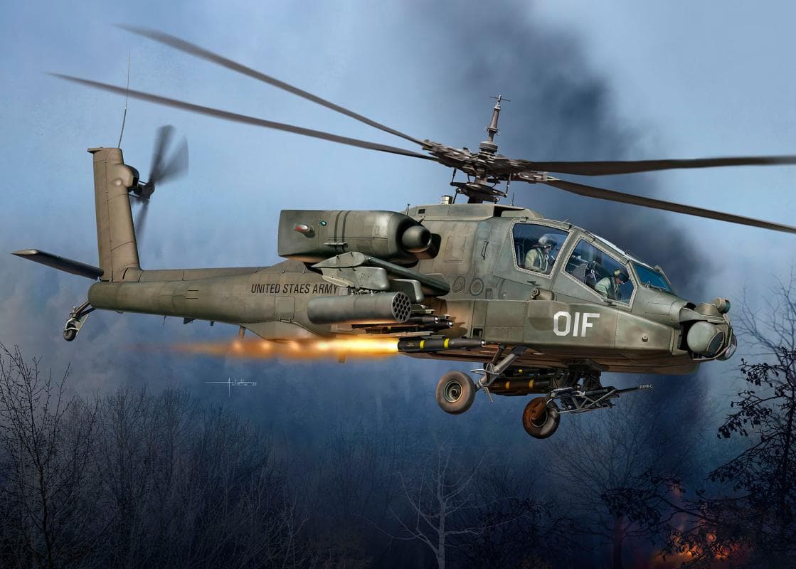 Model Set - Ah-64a Apache