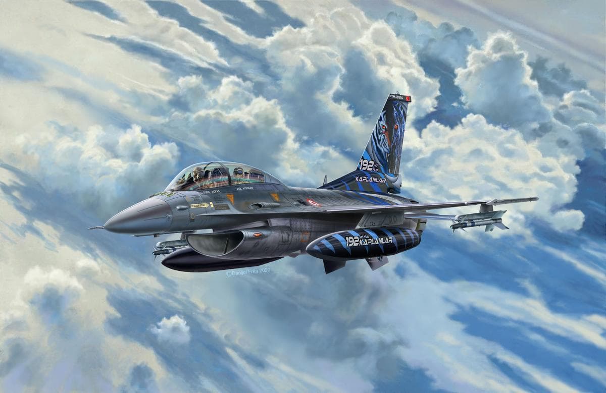 Model Set - F-16d Fighting Falcon