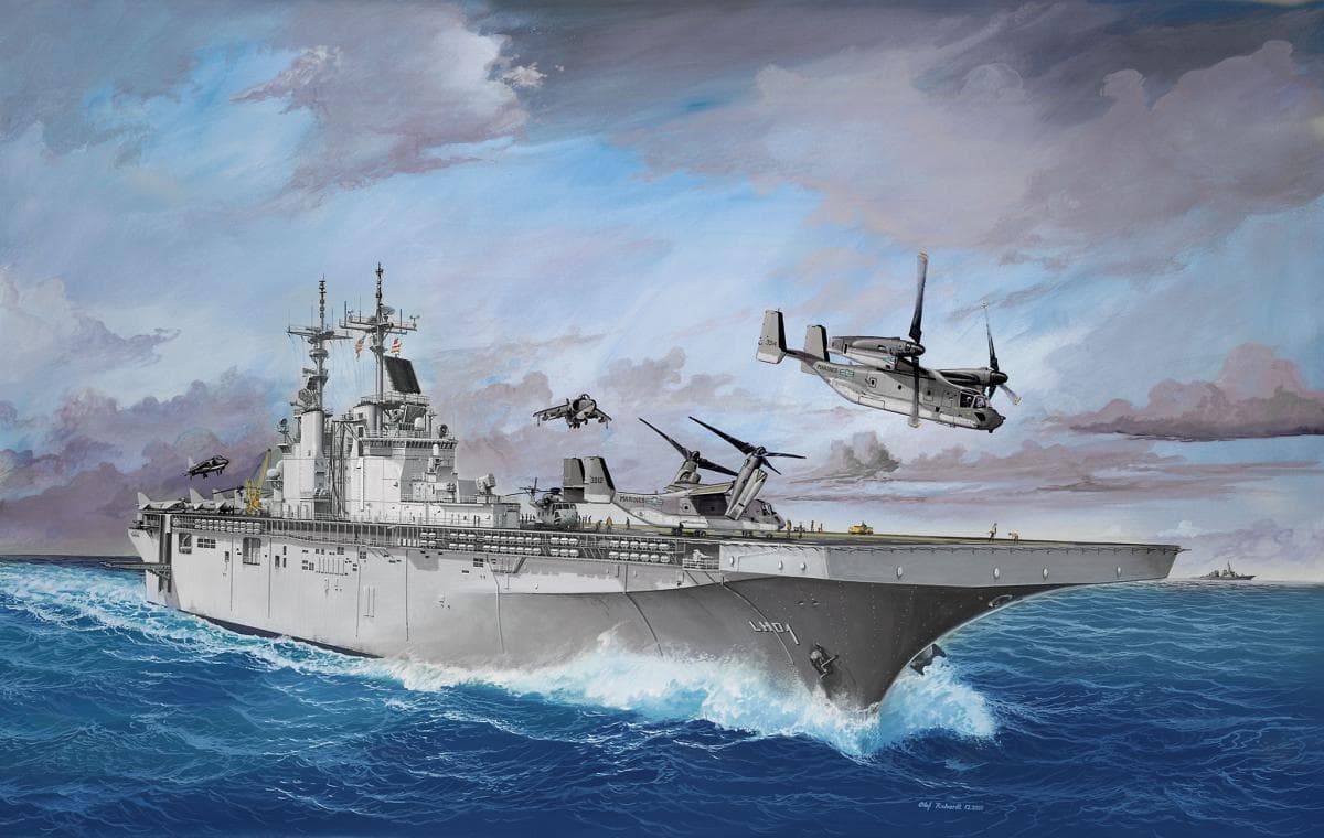 Model Set - Assault Carrier Uss Wasp Class