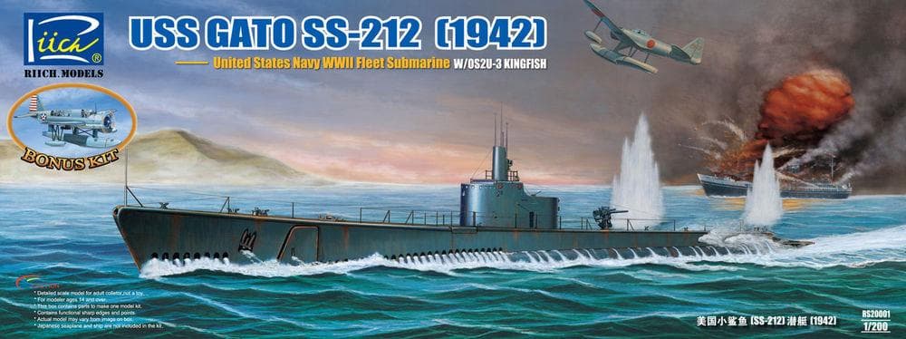 Uss Gato Ss-212 Fleet Submarine 1942