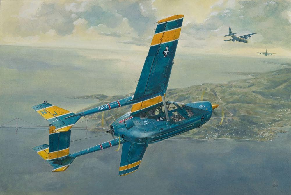 O-2a Skymaster U.S. Navy Service
