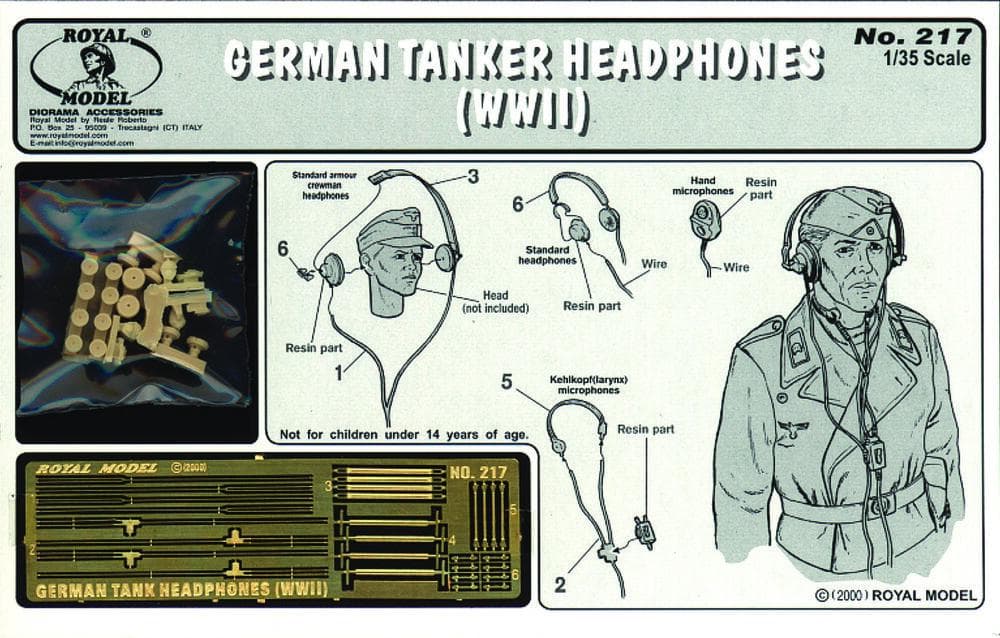 German Tanker With Head Phones - Wwii