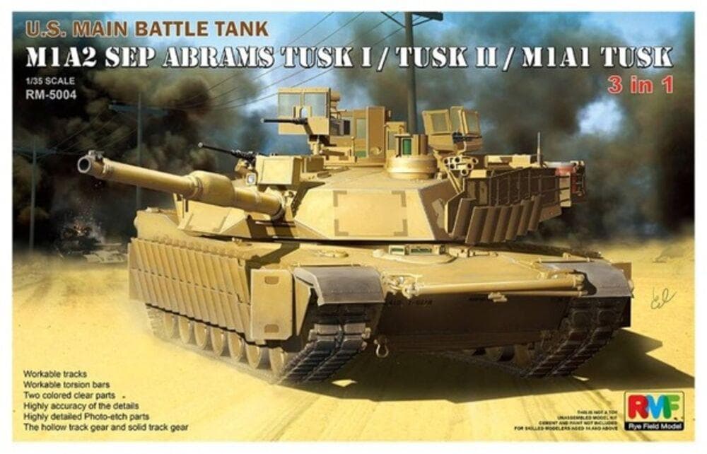 M1a2 Sep Abrams Tusk I/Tusk Ii/M1a1 Tusk
