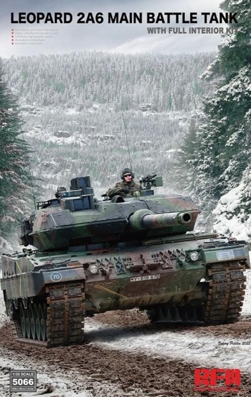 Leopard 2a6 Main Battle Tank With Full Interior