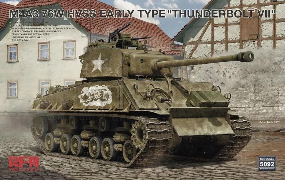 M4a3 Hvss Early Type Thunderbolt Vii
