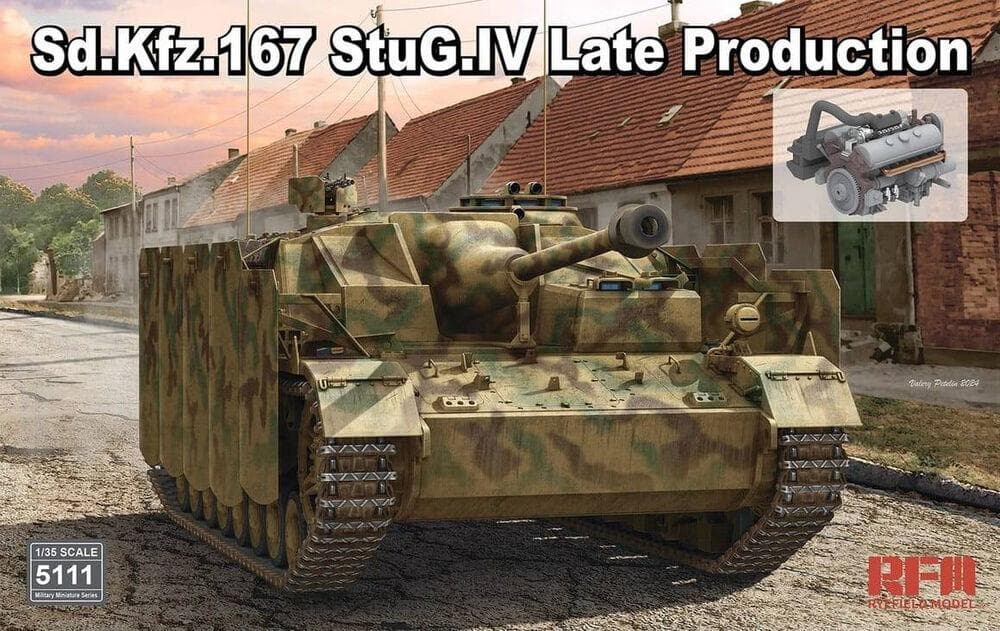 Sd.Kfz.167 Stug.Iv Late Production With Engine & Workable Tracks