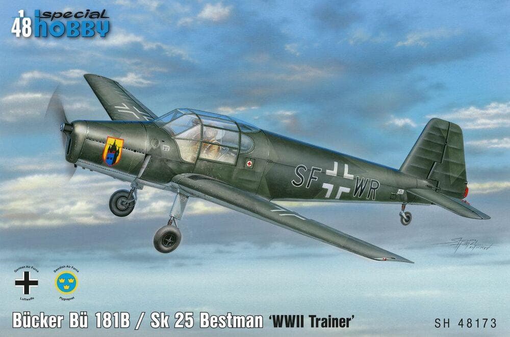 Bücker Bü 181b / Sk 25 Bestmann - Wwii Trainer