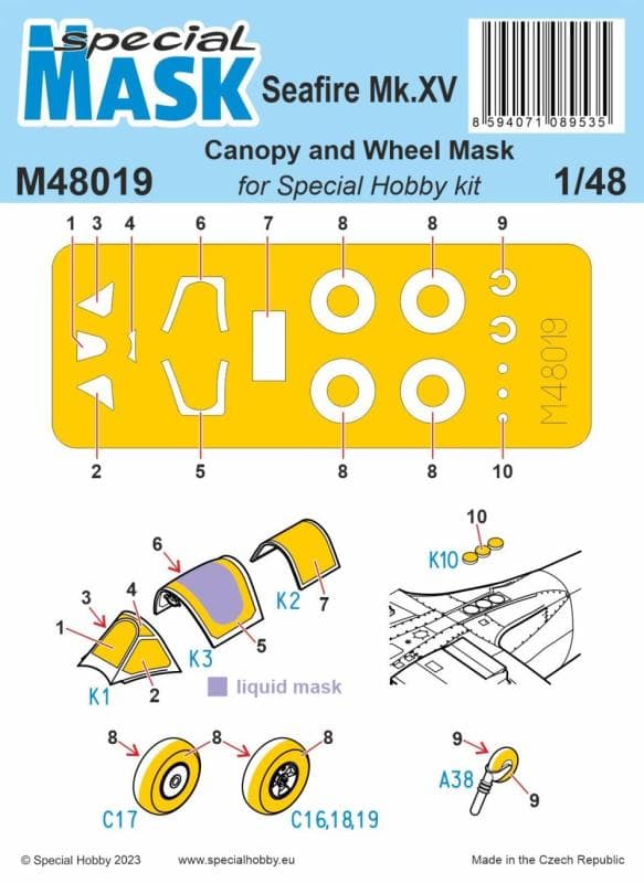 Seafire Mk.15 - Mask