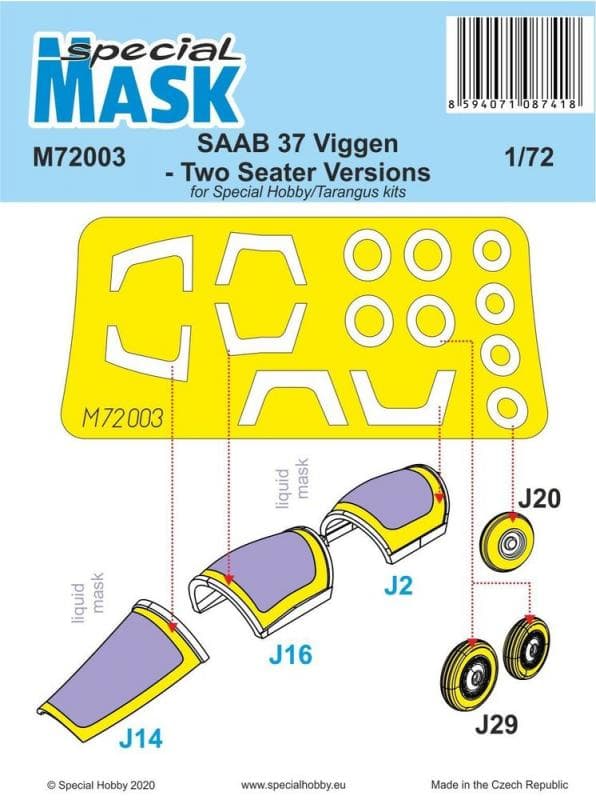 Saab 37 Viggen Two Seater - Mask