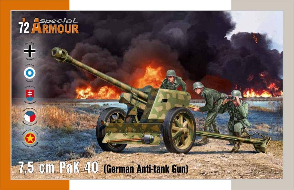 7,5 Cm Pak 40 German Anti-Tank Gun