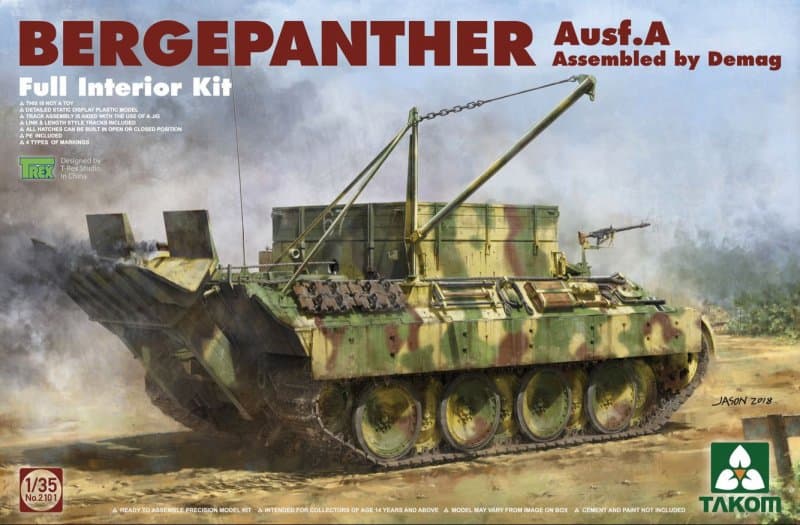 Bergepanther Ausf.A Assembled By Demag Production W/Full Interior