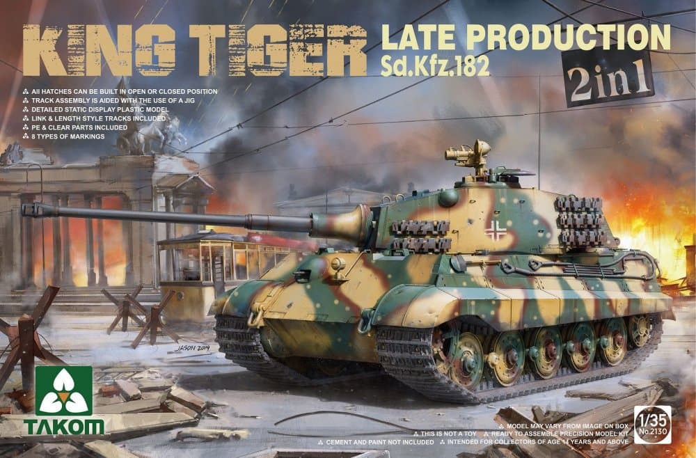 Sd.Kfz182 King Tiger - Late Production 2 In 1 (Without Interior)