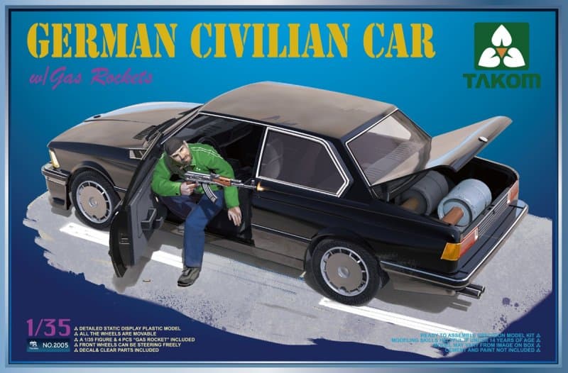 German Civilian Car With Gas Rockets
