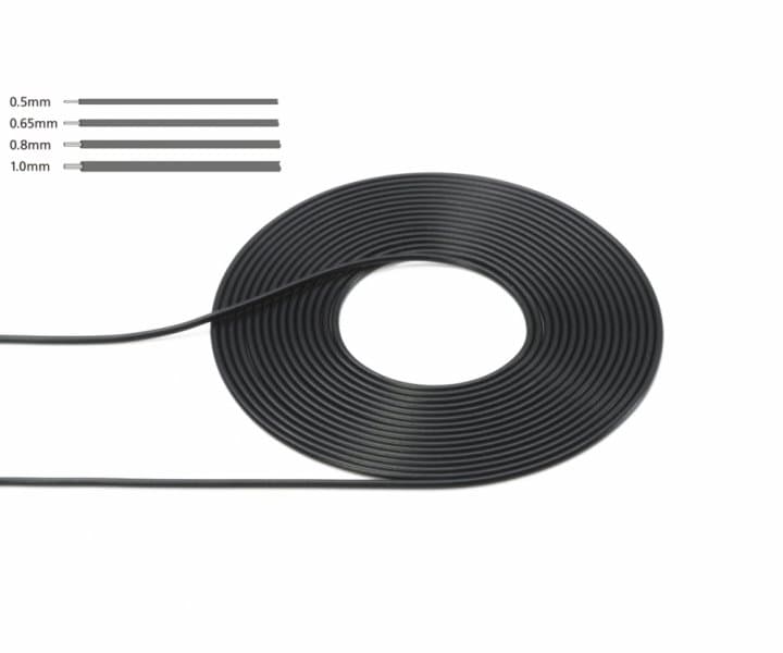 0,80mm Kabel/Schlauch 2m (1:6/1:12/1:24)
