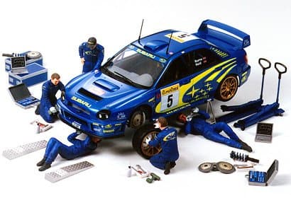 Figuren-Set Rally Mechaniker (5)