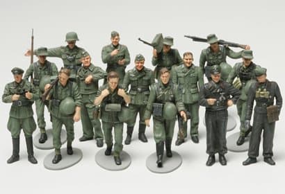 Wwii Figuren-Set Dt.Infa.Manöv.(15)