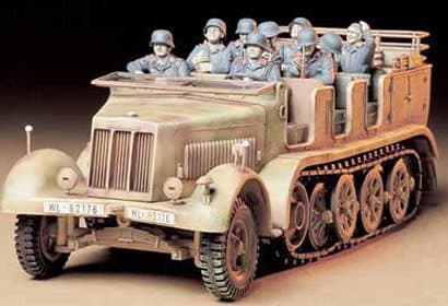 Wwii Sdkfz.7 8to Halbkette (8)