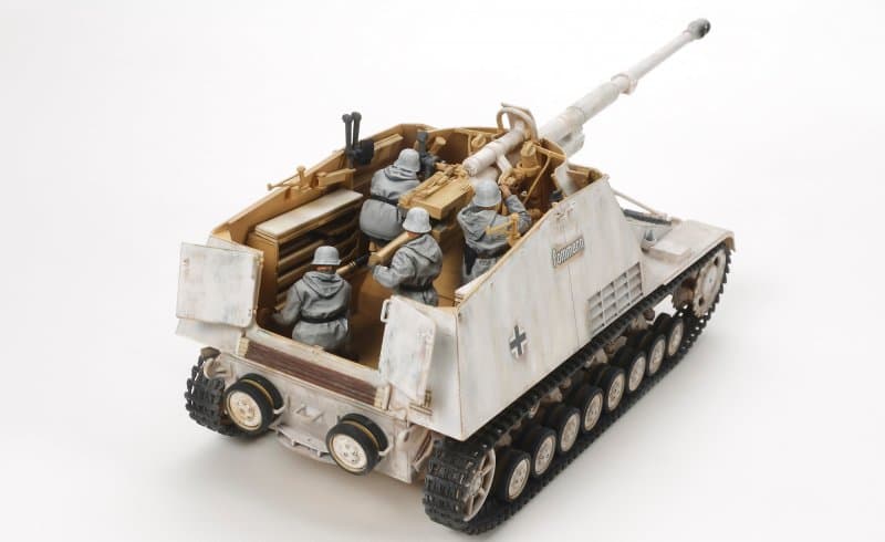 Wwii Deutscher Panzerjäger Nashorn (4 Figuren)
