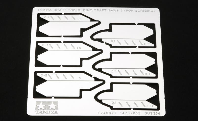 Tamiya Photoätz-Sägeblatt 0,1mm (2x3)