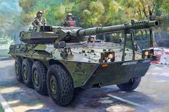 Spanish Army Vrc-105 Centauro Rcv