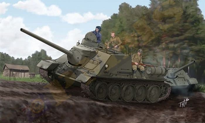 Soviet Su-100 Tank Destroyer