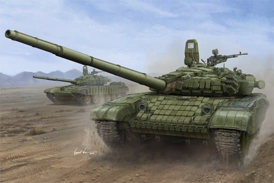 Russian T-72b/B1 Mbt (W/Kontakt-1 Reactiv Armor)